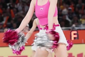 同曦別以為穩(wěn)了！上海啦啦隊長糖糖也是業(yè)界頂尖