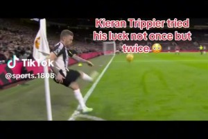 你也來(lái)？特里皮爾主罰角球直接射門，曼聯(lián)近期2度被角球直接破門