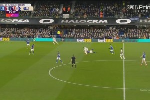 極具威脅！菲利克斯橫傳，帕爾默不調(diào)整直接射門被撲出