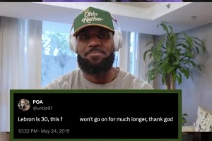 老詹：我看過別人說我“30歲要走下坡路”的推文，把我笑死了??