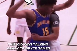 回老家了！文班回到以前在巴黎比賽的體育館，為球迷簽名合影！