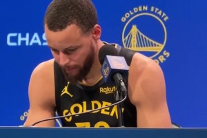 庫里賽后談慘?。好慨?dāng)我們無法得分時，我們失去了斗志