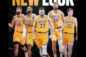 能奪冠嗎？交易過(guò)后湖人首發(fā)：詹姆斯+東契奇+里夫斯+大莫+克萊伯