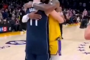 老詹此前表示：東契奇是我最喜歡的球員之一！