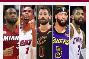 與濃眉的合作結(jié)束！詹姆斯的球星隊(duì)友分別都與其打了多少場(chǎng)？最高的果然還是他！