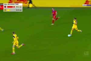 流暢配合！多特發(fā)動快速反擊，拜爾破門擴(kuò)大領(lǐng)先