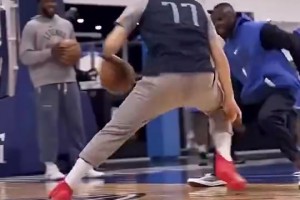 不世出的天才！東契奇一套又慢又絲滑的控運，歐文表示自嘆不如！