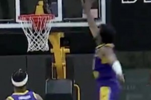 有點老詹那味兒了！布朗尼這個釘板大帽，居然蹦的這么高？！