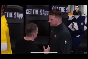 靜雨再談東契奇：身材保持還不錯(cuò)！還是要減重跟老詹學(xué)習(xí)身材管理