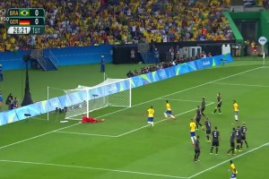 桑巴榮耀！內(nèi)馬爾2016奧運(yùn)會(huì)男足決賽中的任意球破門