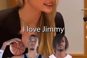 這會(huì)真來勇士啦！庫里教妹布林克看來對巴特勒情有獨(dú)鐘啊??