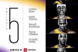 詹姆斯+小托馬斯+威少！誰敢相信，湖人三年前還用過這套首發(fā)陣容！