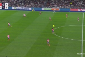 最大威脅！姆巴佩接長傳單兵突破，可惜射門無力