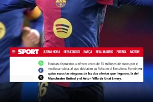 滿門忠烈??！每體：曼聯愿7000萬歐簽費爾明，但球員無意