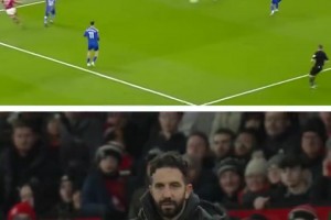 當(dāng)齊爾克澤扳平比分，阿莫林、范尼在教練席的反應(yīng)