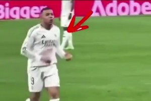 姆總扳平后完全沒注意自己在流血，直到維尼修斯提醒他去治療??