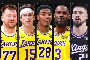 來(lái)中鋒了！湖人若擺出這套首發(fā)什么水平：東契奇+詹姆斯+小里+萊恩+八村