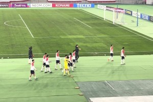 申花亞冠客場1球憾負橫濱，全隊向近3000遠道而來的申花球迷致謝!