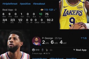 奪筍啊??網(wǎng)友對(duì)比布朗尼和喬治單日數(shù)據(jù)：9分＞2分