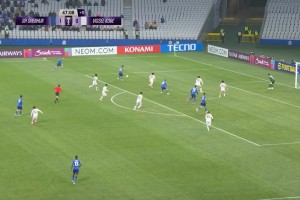 18歲楊皓宇不看人巧妙做球，陳晉一插上抽射破門