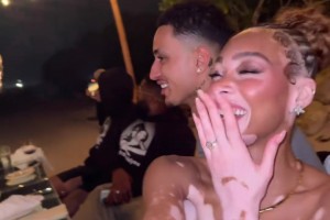 亮瞎我的鈦合金狗眼！??庫(kù)茲馬送到求婚鉆戒真的好大顆啊