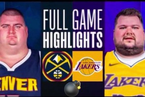 誰干的??？美媒曬惡搞圖：今日湖人vs掘金 重磅對決????