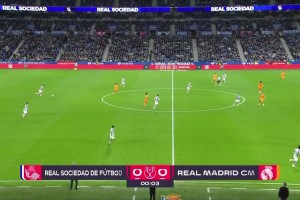 【集錦】國王杯-恩德里克制勝+中楣 皇馬1-0皇社占先機(jī)