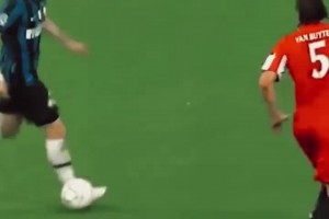 再戰(zhàn)拜仁，重溫2010歐冠決賽米利托晃過范比滕助藍黑軍加冕三冠王