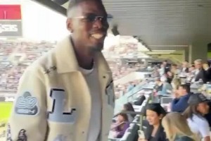 這是要去美職聯(lián)？洛杉磯fc賽前，博格巴前來(lái)與吉魯會(huì)面