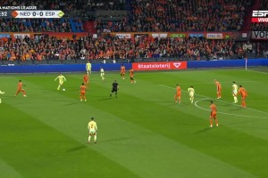 【集錦】歐國(guó)聯(lián)-尼科-威廉姆斯破門梅里諾絕平 西班牙客場(chǎng)2-2荷蘭