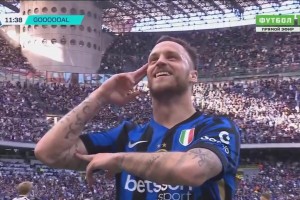 國米反擊行云流水！阿瑙托維奇推射破門！迪馬爾科送助攻！