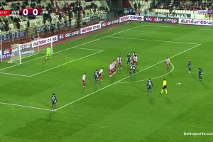 費(fèi)內(nèi)巴切先下一城！塔利斯卡精彩任意球直接破門(mén)！