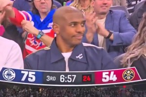 心系老東家&老隊友！保羅現(xiàn)場觀戰(zhàn)，快船主場球迷熱烈歡迎??