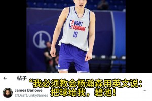 太無(wú)私！選秀媒體人：我要教瀚森用英文說(shuō)“把球給我，碧池！”