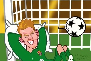 太逗了！外網(wǎng)動(dòng)畫惡搞：面對(duì)比利亞雷爾的特爾施特根！