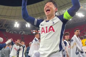 率隊(duì)奪歐聯(lián)杯冠軍！孫興慜振臂怒吼慶祝！