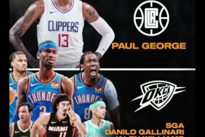 SGA拿MVP！當(dāng)年快船9換1得喬治是史上最糟糕交易嗎？