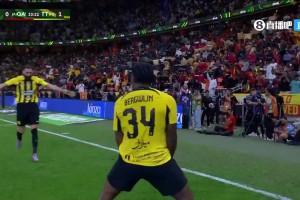 本澤馬包抄門前胸口撞射破門！吉達聯(lián)合1-0領先卡迪西亞！