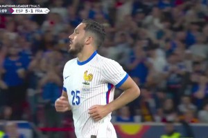 法國再扳一球！切爾基右腳停球左腳瀟灑凌空斬世界波破門！