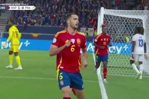 西班牙2-0法國！奧亞薩瓦爾妙傳助攻！梅里諾不停球冷靜打門得手
