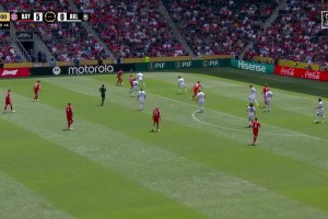 表現(xiàn)出色！奧利塞內(nèi)切兜射世界波，半場已經(jīng)2球2助！