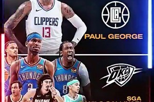 快船成就了雷霆？快船當初為喬治付出SGA+杰倫威等多個籌碼??