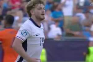 英格蘭U21打破僵局！埃利奧特禁區(qū)內爆射得手！安德森送助攻！