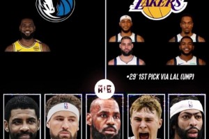 詹眉再合體？美媒炸裂交易方案：湖人將詹姆斯送至獨行俠，換來加福德等4人