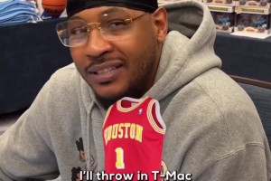 心目中球衣Top5？安東尼：火箭麥迪、猛龍卡特、掘金甜瓜……