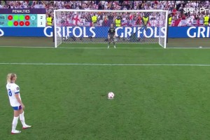 大心臟！凱莉點(diǎn)球大戰(zhàn)第5罰命中！英格蘭女足衛(wèi)冕歐洲杯！