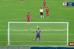 冰火兩重天！宿遷隊點球被取消后兩分鐘被無錫隊率先破門??