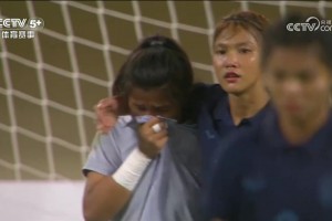 殘忍比分直接讓妹紙崩潰！賽后柬埔寨門將傷心流淚??