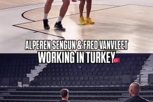 范弗里特來(lái)到土耳其，和申京一同訓(xùn)練！