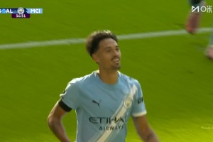 【集錦】英超-哈蘭德雙響賴因德斯傳射+精彩策動 曼城4-0狼隊